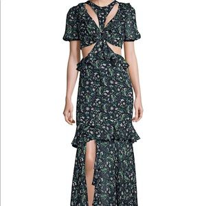 AMUR gorgeous Women’s floral cutout gown